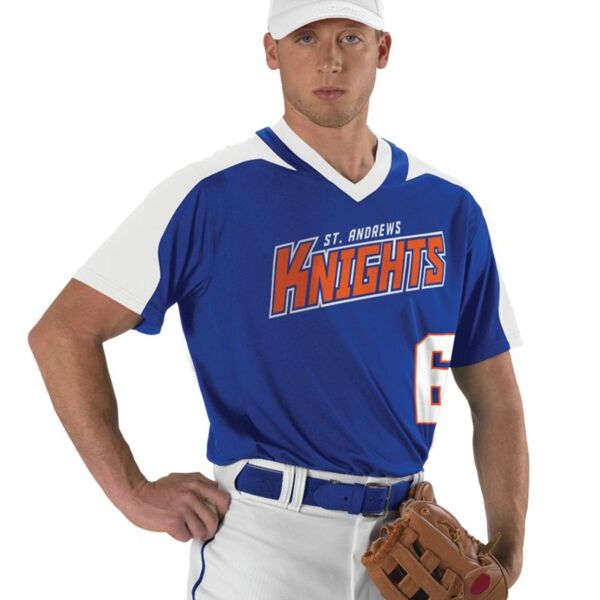 Youth V-Neck Baseball Jersey Thumbnail